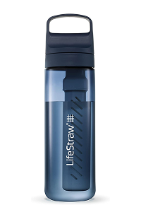 Botella con filtro de agua LifeStraw Go para emergencias y viajes