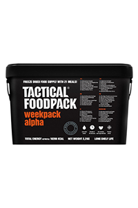 Sobre de comida liofilizada Tactical Foodpack para emergencia