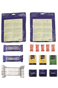 Sobre de comida liofilizada Trek'n Eat, plato preparado para emergencia